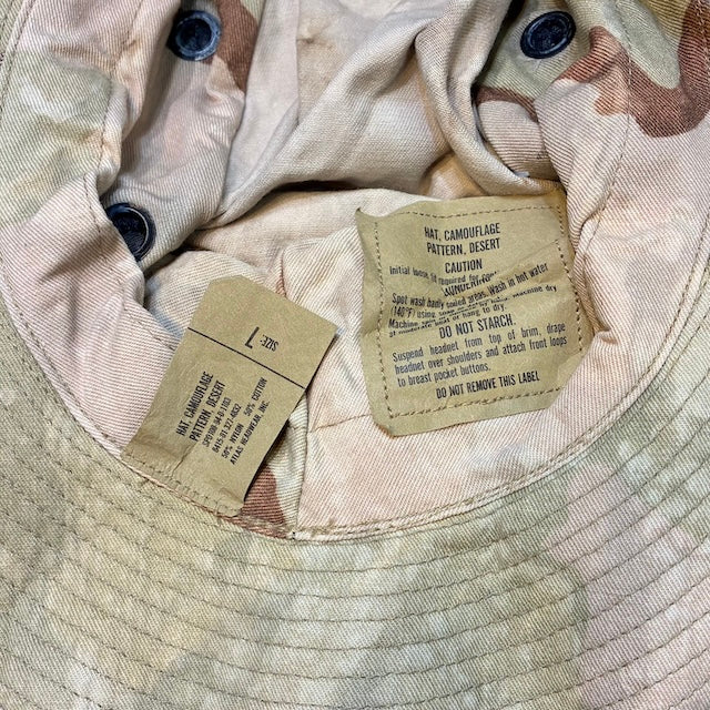 【店頭販売のみ】US（米軍実物放出品）ブーニーハット  [3C DESERT][ノンリップ]