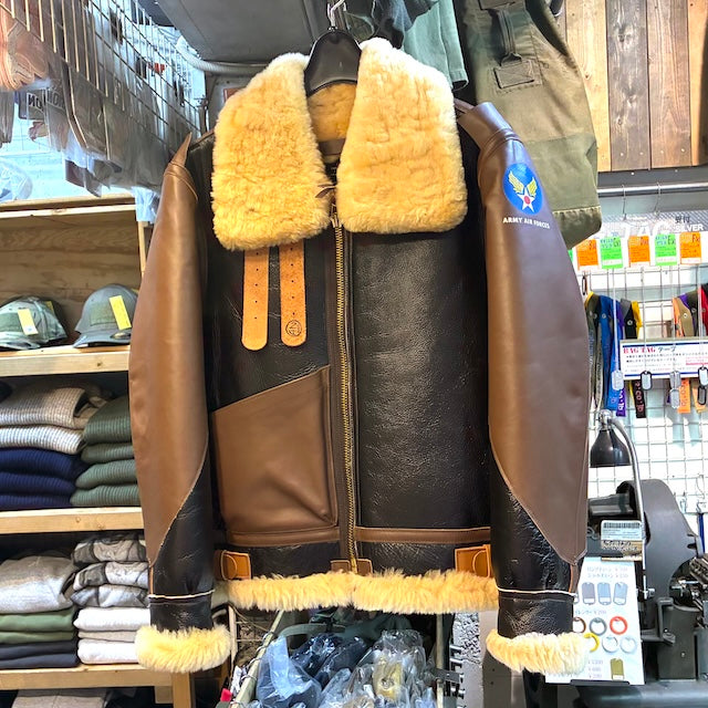 【店頭販売のみ】MORGAN MEMPHIS BELLE（モーガン メンフィスベル）Type B-3 WW2 サンプル品 [ライトブラウン]