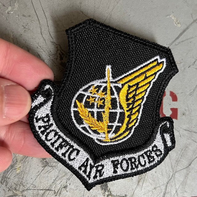 Military Patch（ミリタリーパッチ）25th SQ ブラックイエローカラー 4枚セット [フック付き]【レターパックプラス対応】【レターパックライト対応】