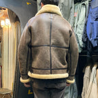 MORGAN MEMPHIS BELLE（モーガン メンフィスベル）Type B-3 2POCKETS TYPE [ANTIQUE BROWN] SHEEP SKIN/羊毛皮(ムートン)