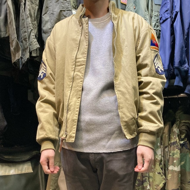 SESSLER Tankers Jacket Late Model with 1st Armored Division Patch [Wash Processing] [Nakata Shoten]