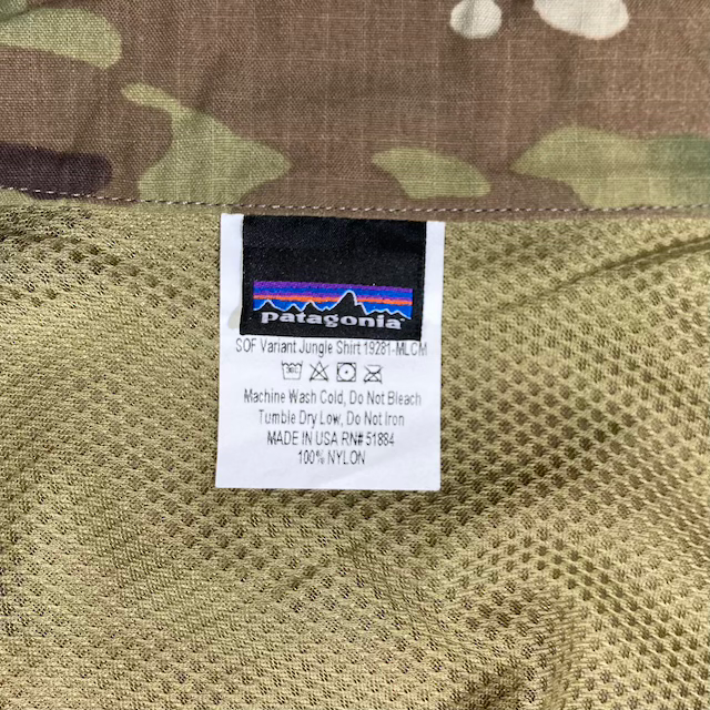 [Store sales only] US (U.S. military surplus) Patagonia SOF VARIANT JUNGLE SHIRT [OCP]
