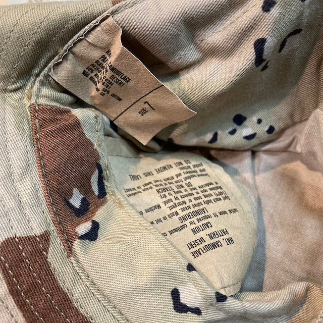 【店頭販売のみ】US（米軍実物放出品）ブーニーハット[6C DESERT][未使用][ノンリップ]
