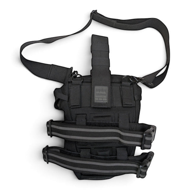 US SURPLUS（US サープラス）BLACKHAWK Omega Gas Mask Pouch  [Black][IVS and 2Leg Strap]
