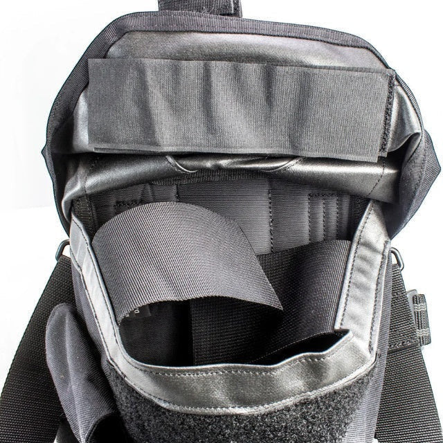 US SURPLUS（US サープラス）BLACKHAWK Omega Gas Mask Pouch  [Black][IVS and 2Leg Strap]