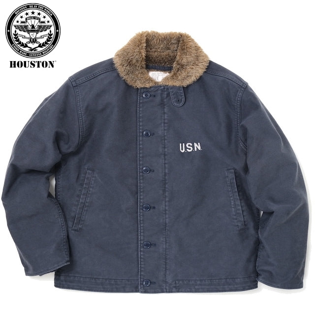 HOUSTON(ヒューストン) N-1デッキジャケット ユーズドモデル [NAVY]