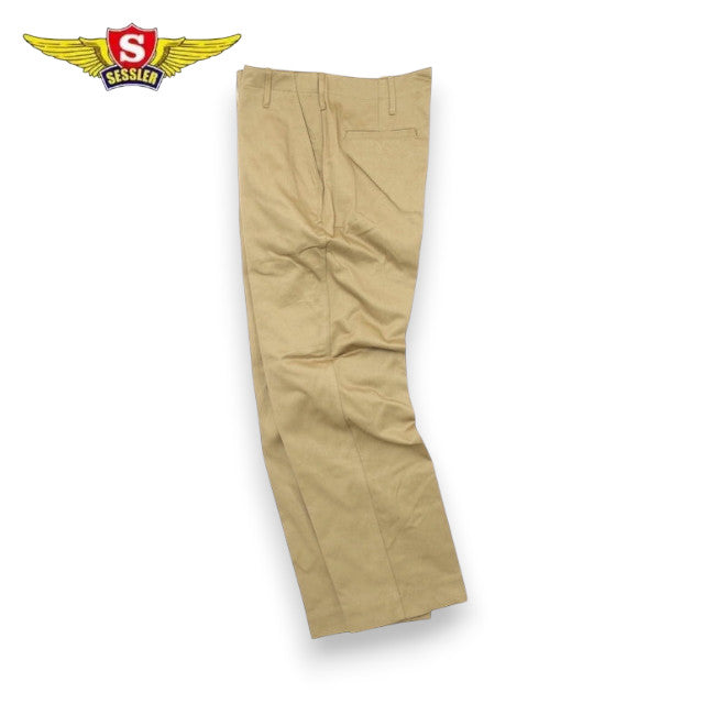 SESSLER（セスラー）Chino Khaki Pants  チノ カーキ パンツ ボタンフライ 1945モデル ビンテージ復刻【中田商店】