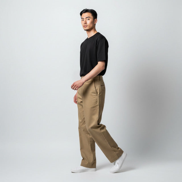 SESSLER（セスラー）Chino Khaki Pants チノ カーキ パンツ ジッパー