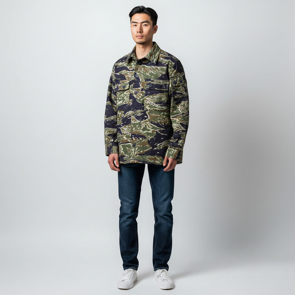 SESSLER（セスラー）Vietnam Tiger Stripe Jacket 3 Pocket Blue Tiger