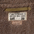 BUZZ RICKSON'S（バズリクソン）USN Type N-1 Deck Jacket Khaki [NAVY DEPARTMENT DEMOTEX-ED][BR15345]