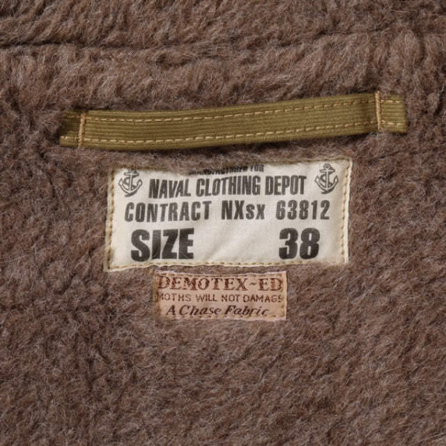 BUZZ RICKSON'S（バズリクソン）USN Type N-1 Deck Jacket Khaki [NAVY DEPARTMENT DEMOTEX-ED][BR15345]
