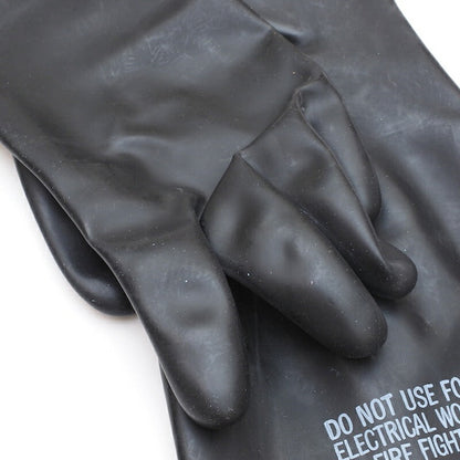 US（米軍放出品）ケミカルプロテクティブグローブ [Black][Chemical Protective Glove][化学防護ゴム手袋]【レターパックプラス対応】【レターパックライト対応】