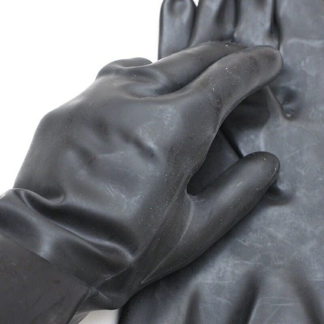 US（米軍放出品）ケミカルプロテクティブグローブ [Black][Chemical Protective Glove][化学防護ゴム手袋]【レターパックプラス対応】【レターパックライト対応】