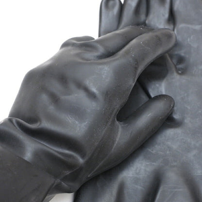 US（米軍放出品）ケミカルプロテクティブグローブ [Black][Chemical Protective Glove][化学防護ゴム手袋]【レターパックプラス対応】【レターパックライト対応】