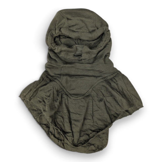 キャプテントム US military surplus olive drab NOMEX CVC balaclava with integrated bib for combat vehicle crewmen