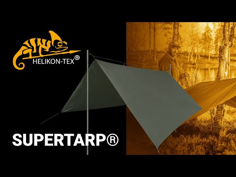 HELIKON-TEX（ヘリコンテックス）SUPERTARP コンバット タープ [4色][ブッシュクラフトライン]【中田商店】【レターパックプラス対応】
