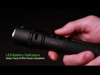NEXTORCH P86 Flashlight [1600 lumens/flashlight with electronic whistle function] [3-level dimming]