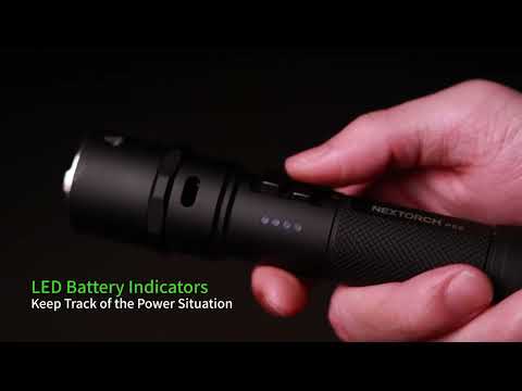 NEXTORCH P86 Flashlight [1600 lumens/flashlight with electronic whistle function] [3-level dimming]