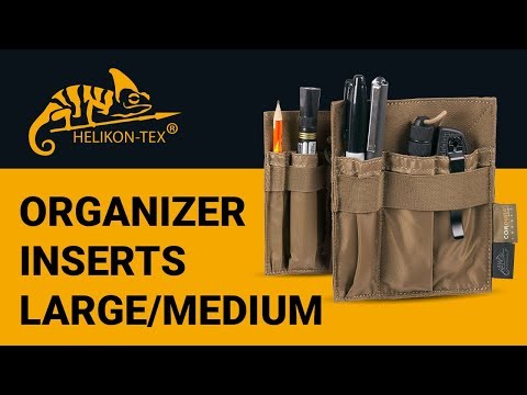 Helikon-Tex Organizer Insert Medium [3 colors] [Letter Pack Plus compatible] [Letter Pack Light compatible]
