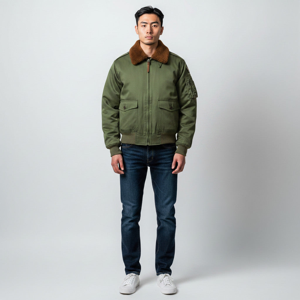 ほぼ新品　美品　中田商店　セスラー　B10 フライトジャケット　サイズ44 XL SESSLER（セスラー）TYPE B-10【中田商店】 – キャプテントム