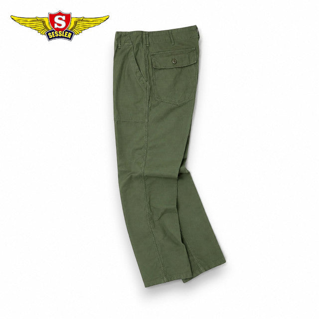 SESSLER（セスラー）ユーティリティ パンツ フロントジップ 1968 Utility Pants OD 【中田商店】