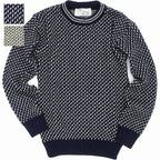 KEMPTON（ケンプトン）NIFFI SERIES ノルウェー海軍 DECK SWEATER [NAVY][BEIGE]