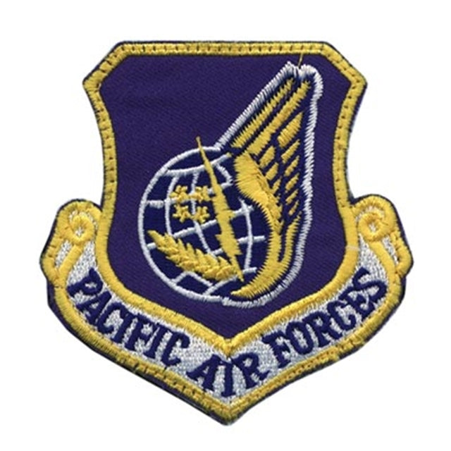 Military Patch（ミリタリーパッチ）NS Pacific Air Forces カラー[フック付き]【中田商店】【レターパックプラス対応】【レターパックライト対応】