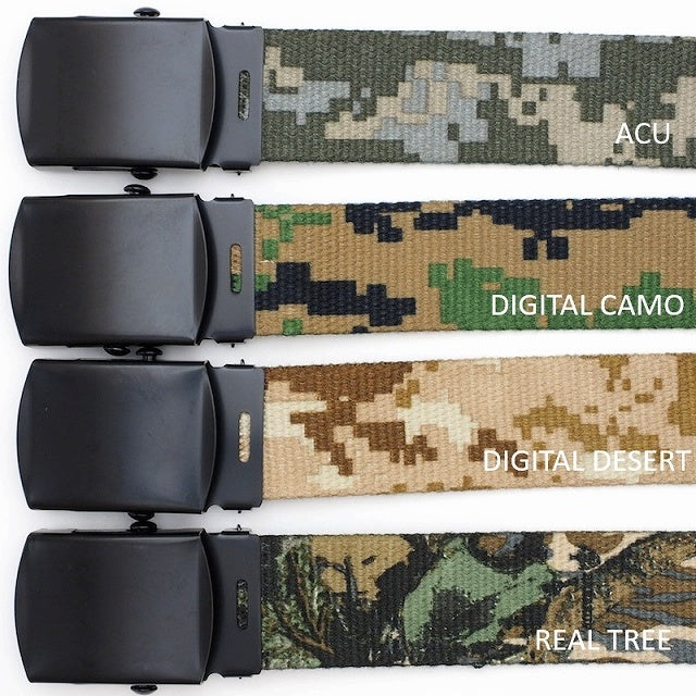 SUSPENDER FACTORY Camouflage BDU Nylon Belt [Letter Pack Plus compatible]