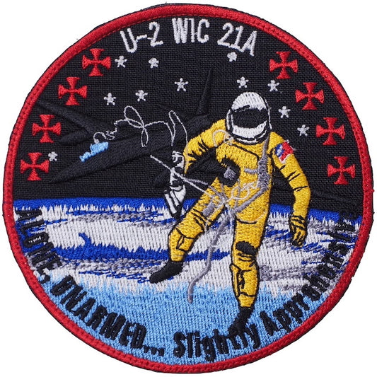 Military Patch U-2 WIC 21A Round Patch [With hook] [Compatible with Letter Pack Plus] [Compatible with Letter Pack Light]