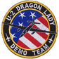 Military Patch（ミリタリーパッチ）U-2 DRAGON LADY DEMO TEAM [フック付き]【レターパックプラス対応】【レターパックライト対応】
