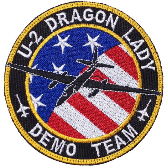 Military Patch U-2 DRAGON LADY DEMO TEAM [With hook] [Letter Pack Plus compatible] [Letter Pack Light compatible]