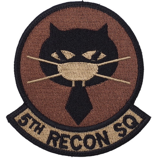 Military Patch 5TH RECON SQ Mask Spice Brown OCP [With hook] [Compatible with Letter Pack Plus] [Compatible with Letter Pack Light]