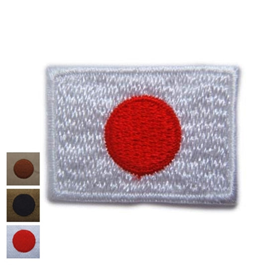 Military Patch（ミリタリーパッチ）日本国旗　日の丸パッチ　[3色][小／2.2cm×3.2cm]【レターパックプラス対応】【レターパックライト対応】