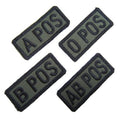 Military Patch BLOOD TAPE Blood Type Mini Patch Subdude with Hook [Compatible with Letter Pack Plus] [Compatible with Letter Pack Light]