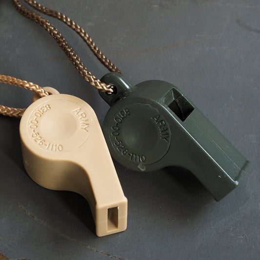 MILITARY US type plastic whistle [2 colors] [Letter pack plus compatible] [Letter pack light compatible]