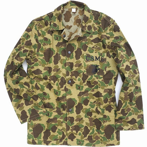 SESSLER WW2 REPLICA USMC M-42 HBT JACKET DUCK HUNTER CAMO [Nakata 