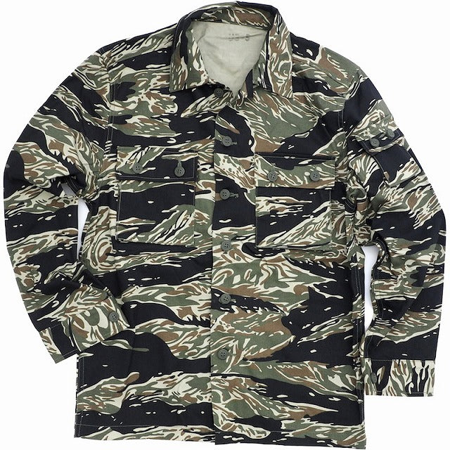 SESSLER Vietnam Tiger Stripe Jacket 3 Pocket Black Tiger [100% Cotton] [Black Tiger] [Nakata Shoten]