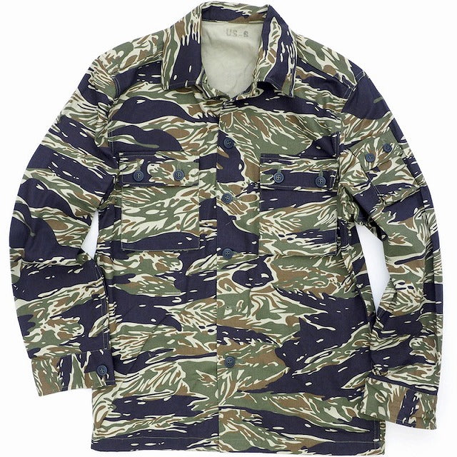 SESSLER Vietnam Tiger Stripe Jacket 3 Pocket Blue Tiger Vietnam Tiger Stripe Jacket [100% Cotton] [Blue Tiger] [Nakata Shoten]