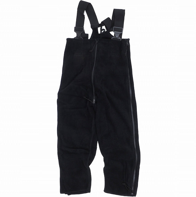 US (US military release product) fleece overalls black [unused]