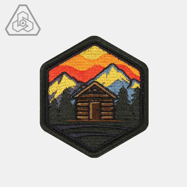 PROMETHEUS DESIGN WERX Cabin Life v5 Sunset Morale Patch [with hook] [Letter Pack Plus compatible] [Letter Pack Light compatible]