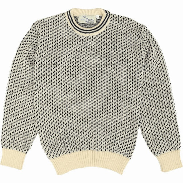 KEMPTON（ケンプトン）NIFFI SERIES ノルウェー海軍 DECK SWEATER [NAVY][BEIGE]