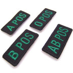 Military Patch（ミリタリーパッチ）BLOOD TAPE 血液型 ミニパッチ NVGフック付き【レターパックプラス対応】【レターパックライト対応】