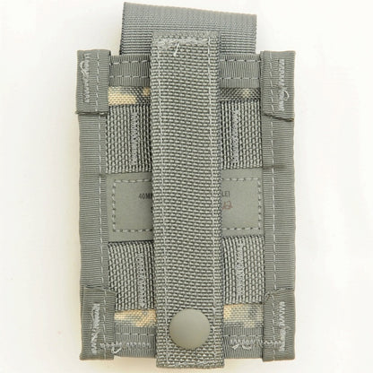 US (US military release product) MOLLE II 40mm High Explosive Pouch Single Universal Camo[ACU]