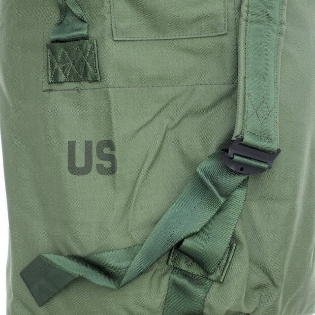 US (U.S. military release product) nylon duffel bag OD [Rucksack style]