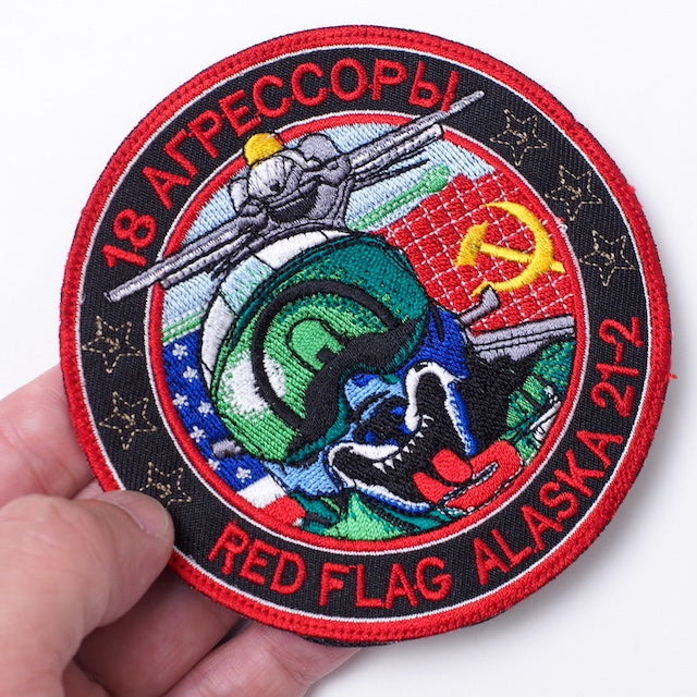 Military Patch（ミリタリーパッチ）RED FLAG ALASKA 21-2 ラウンドパッチ [フック付き]【レターパック対応】 –  キャプテントム