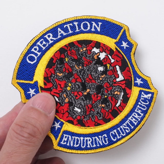 Military Patch OPERATION ENDURING CLUSTERFUCK Full Color [With Hook] [Letter Pack Plus Compatible] [Letter Pack Light Compatible]