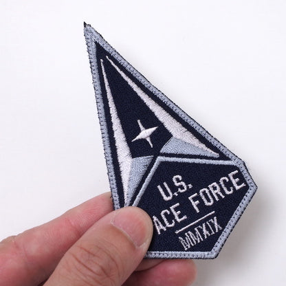Military Patch（ミリタリーパッチ）U.S. SPACE FORCE MMXIX パッチ [フック付き]【レターパックプラス対応】【レターパックライト対応】