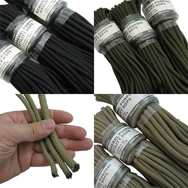 MILITARY（ミリタリー）ユーティリティーロープ 【太さ 5mm】[長さ 15m][3色][Utility Rope 5mm]【レターパックプラス対応】