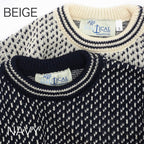 KEMPTON（ケンプトン）NIFFI SERIES ノルウェー海軍 DECK SWEATER [NAVY][BEIGE]