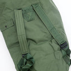 US (U.S. military release product) nylon duffel bag OD [Rucksack style]